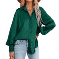 Elegant Blouse with Ruffles and Relaxed Fit