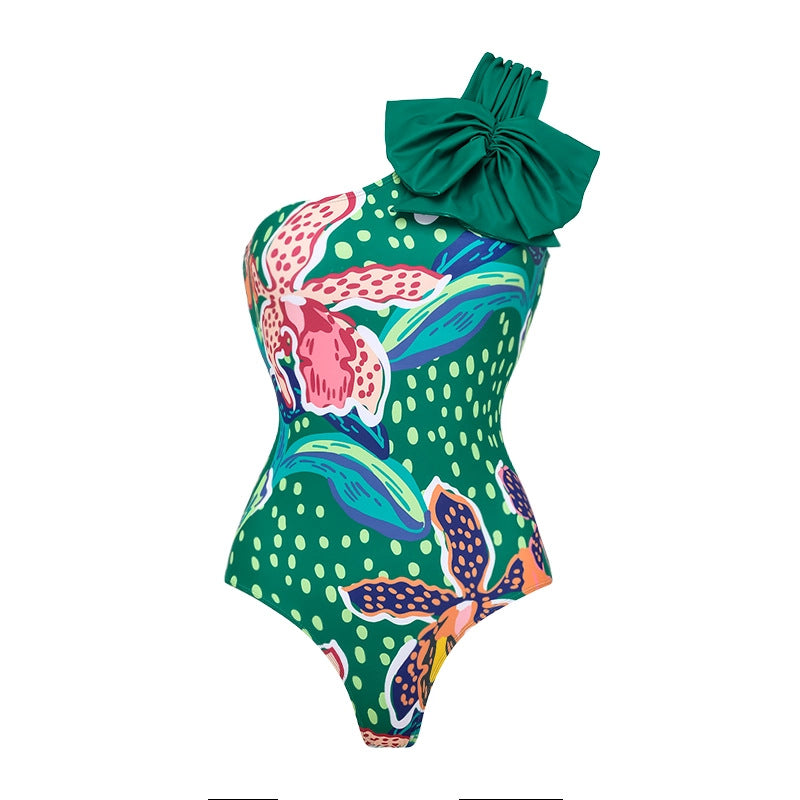 Women's Swimsuit Set with Colorful Pattern