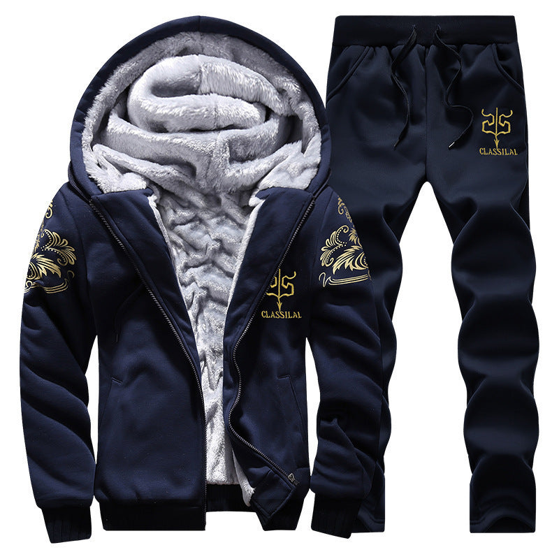 Men's Padded Teddy Fleece Tracksuit