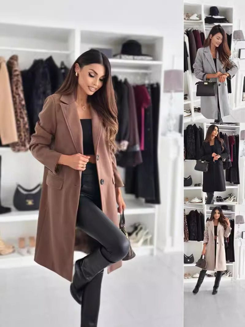Women's Long Elegant Winter Jacket