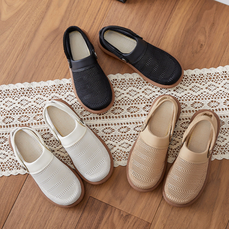 Women's Breathable Clogs with Elastic Strap