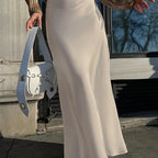 Elegant High-Waisted Maxi Skirt