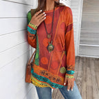 Women's Artfully Designed Long-Sleeve Shirt