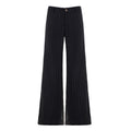 Women's Elegant Wide-Leg Pinstripe Trousers