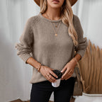 Women's Cozy Wide-Cut Knit Sweater
