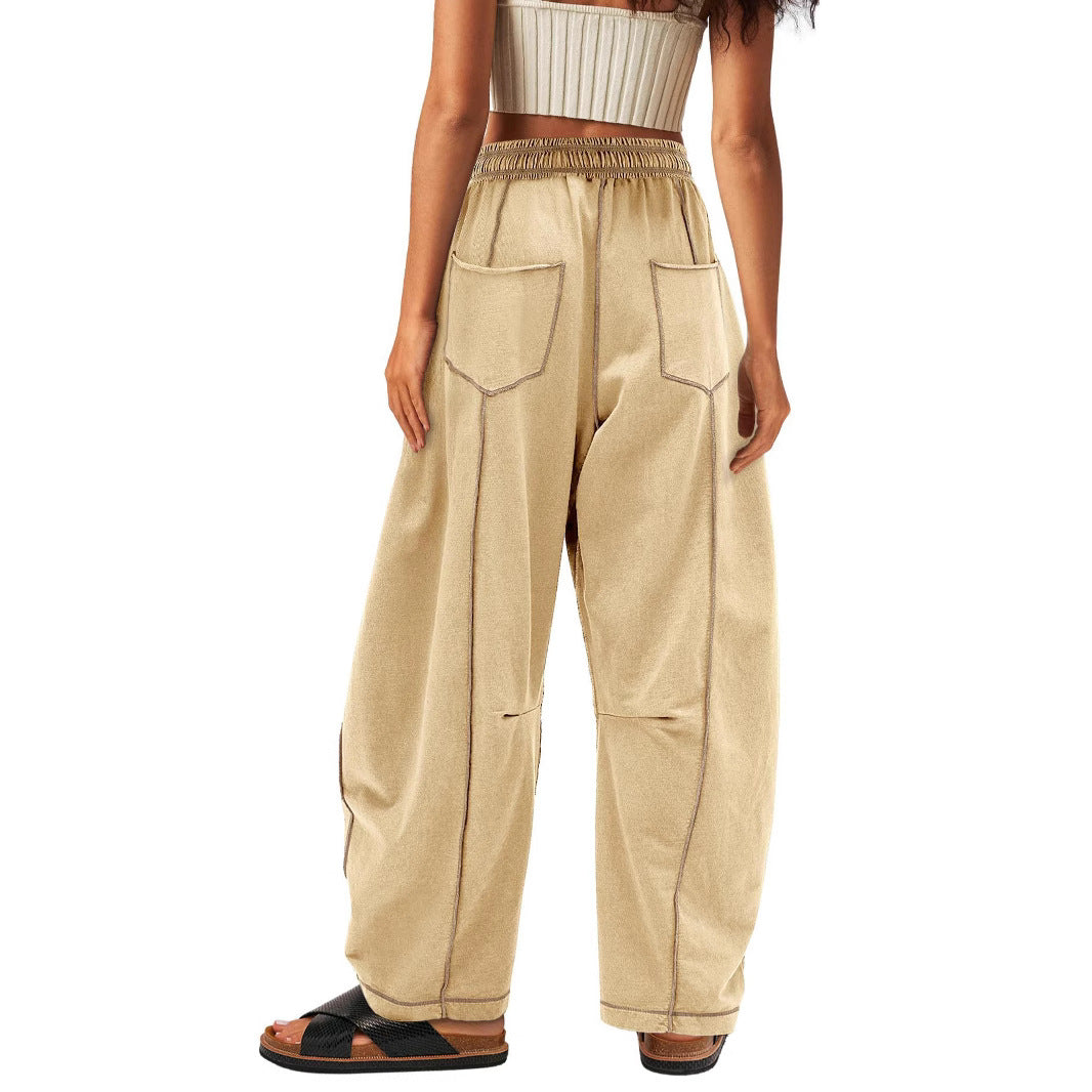 Women's Comfortable Casual Pants with Large Pockets