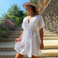 Women's Elegant Crochet Beach Cover-Up
