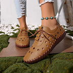 Women's Breathable Sneakers with Perforated Design
