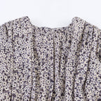 Women's Floral Dress with Ruffles and Elastic Waist