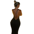 Women's One-Shoulder Maxi Dress