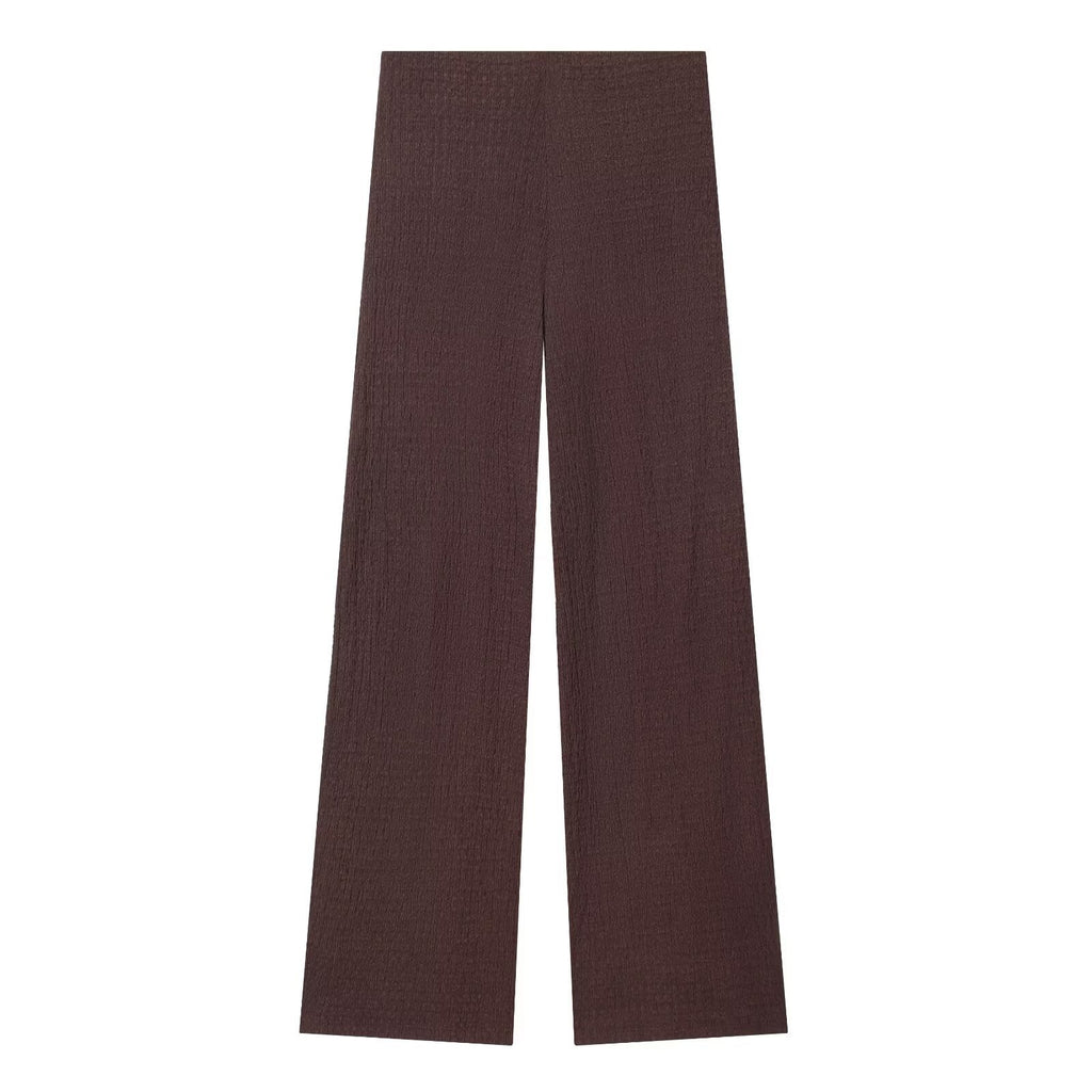 Women's High-Waisted Wide-Leg Pants
