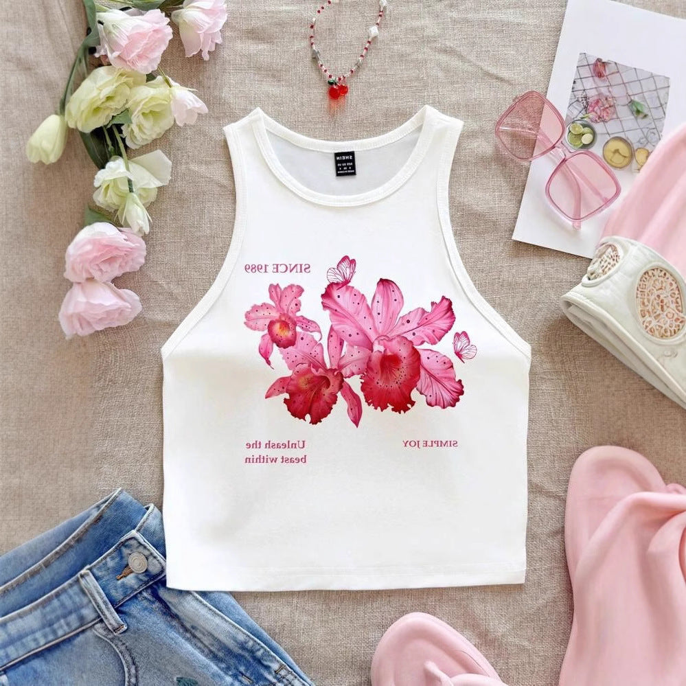 Cherry Print Tank Top