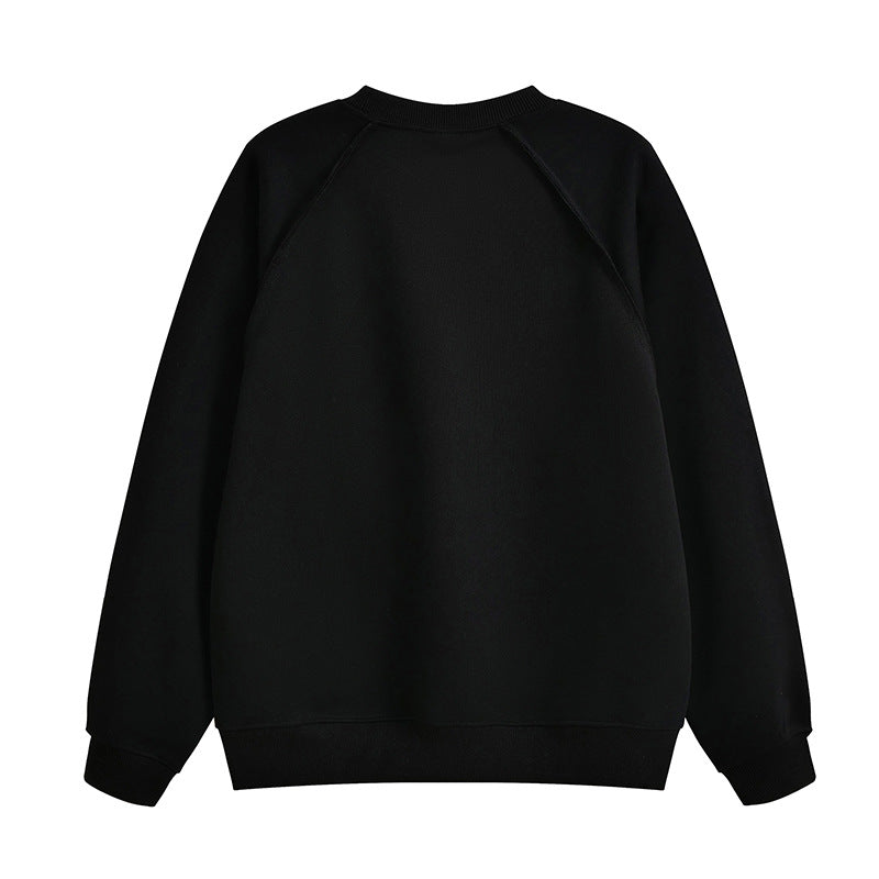 Women's Comfortable Sweatshirt with Raglan Sleeves