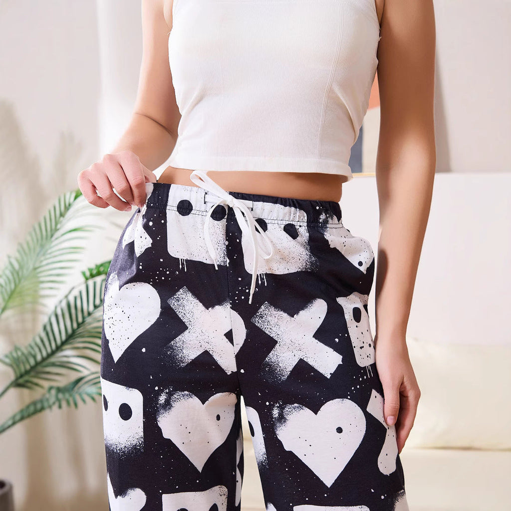Women's Casual Pants with Creative Patterns