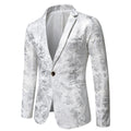 Elegant Blazer with 3D Floral Design