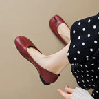 Women's Ballet Flats with Elegant Design and Flexible Toe Area