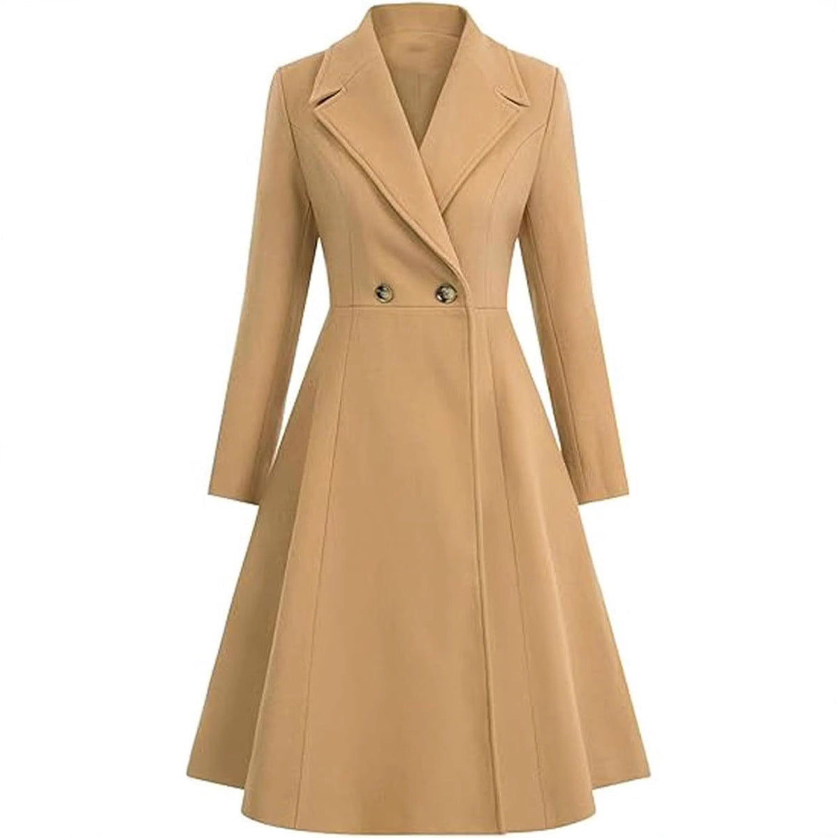Women's Elegant Oversized Double-Breasted Coat