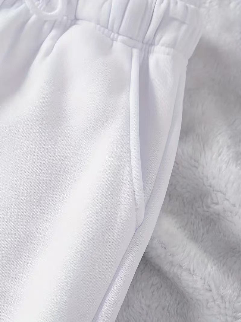 Women's Comfortable Leisure Pants with Elastic and Side Pockets