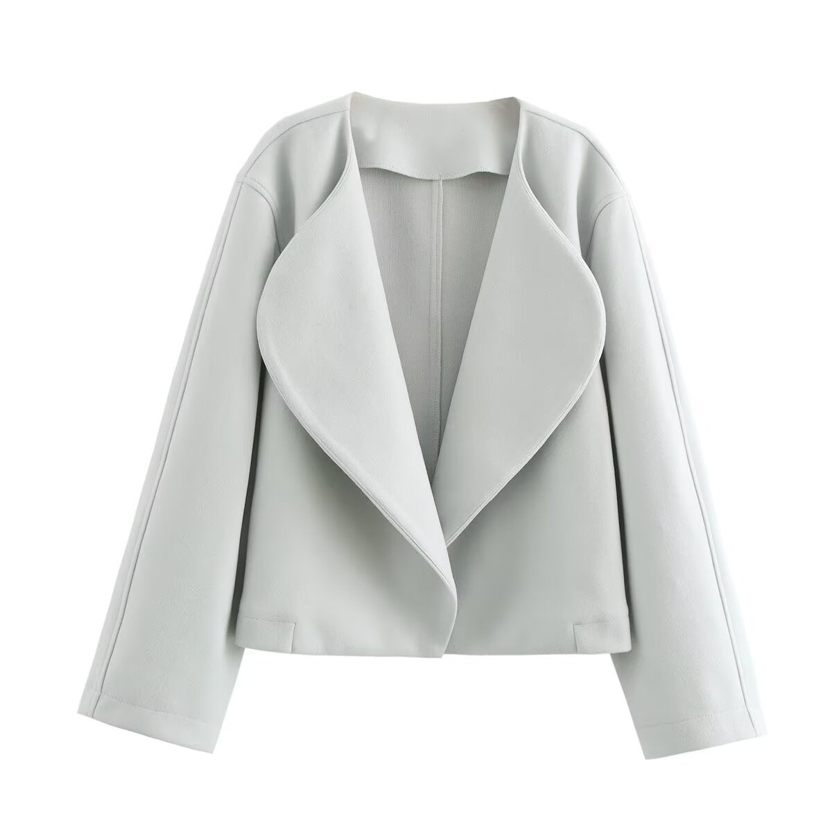 Women's Elegant Oversized Blazer with Chic Lapel