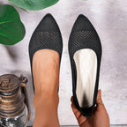 Women's Breathable and Elastic Flat Shoes with Flexible Design