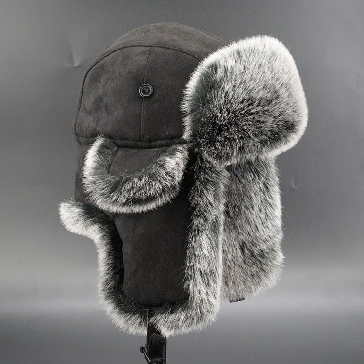 Women's Warm Faux Fur Hat with Ear Flaps