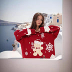 Women's Festive Holiday Knit Pullover
