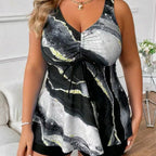 Women's Swim Blouse with Shorts