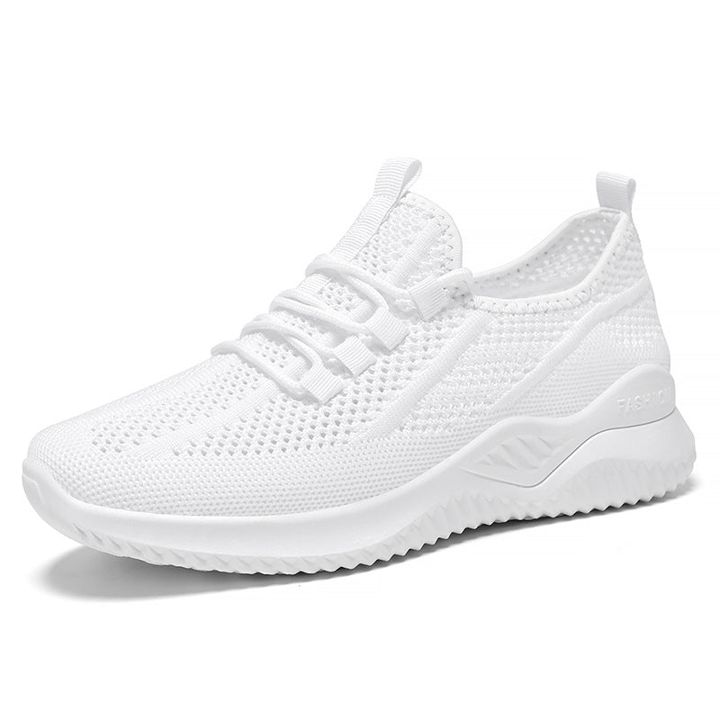 Women's Breathable Fitness Sneakers with Flexible Lacing
