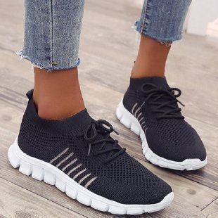 Women's Breathable Casual Sneakers with Flexible Upper