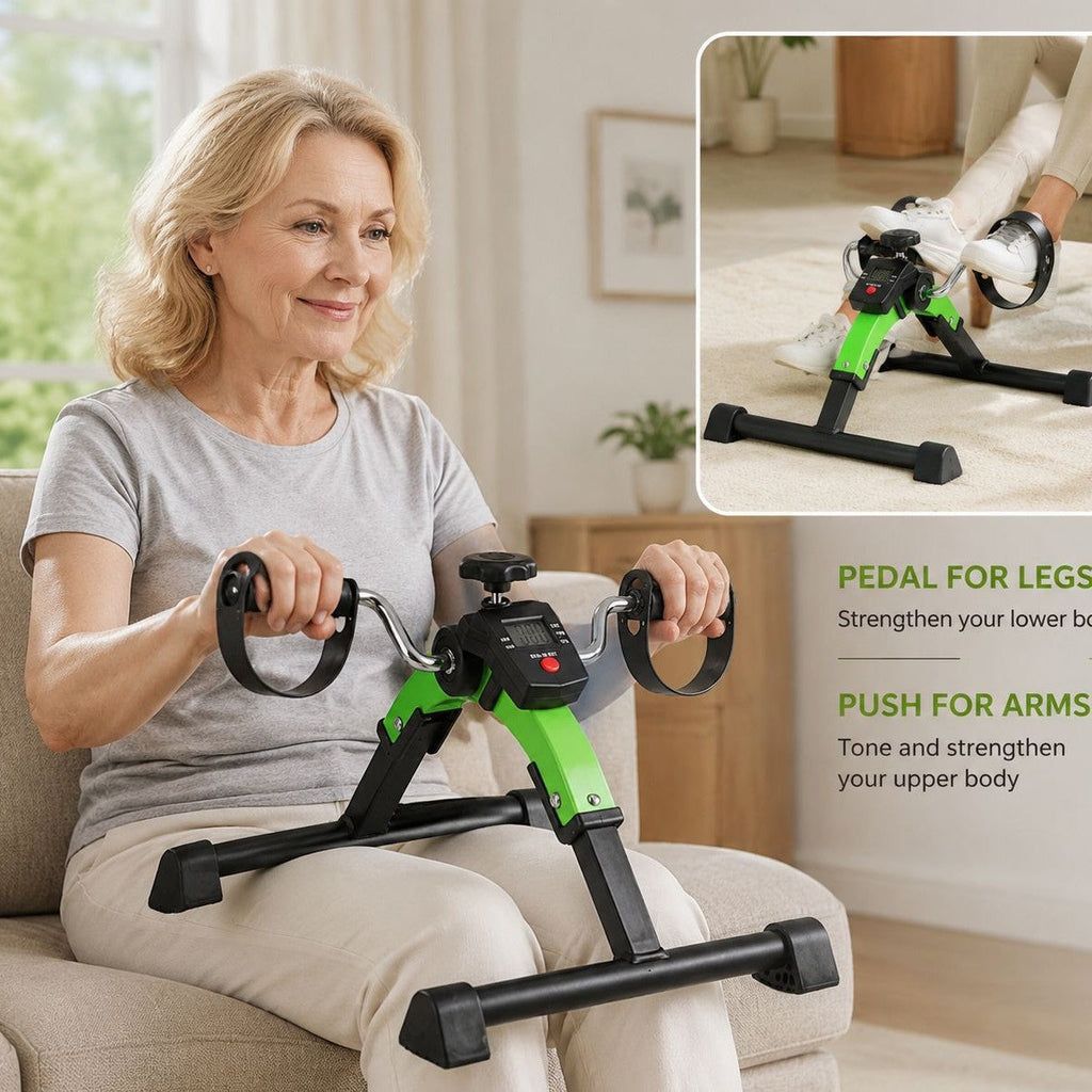 Compact Adjustable Mini Pedal Exerciser