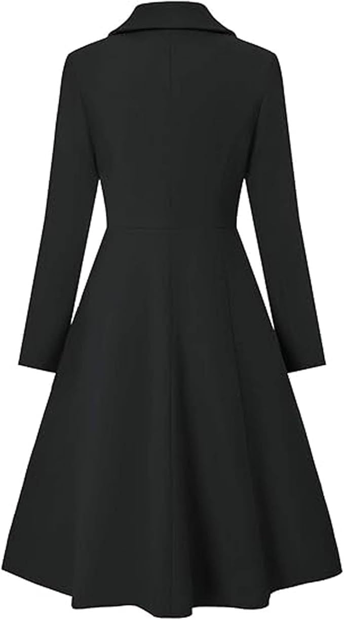 Women's Elegant Oversized Double-Breasted Coat