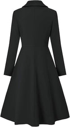 Women's Elegant Oversized Double-Breasted Coat