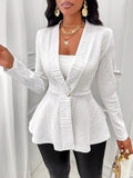 Women's Elegant Structured Blazer Jacket