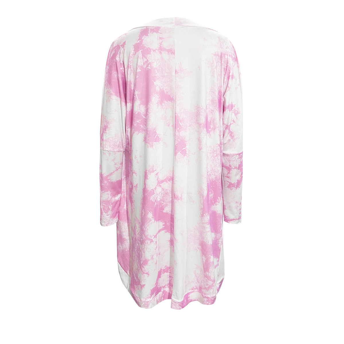 Women's Long Cardigan in Fashionable Tie-Dye