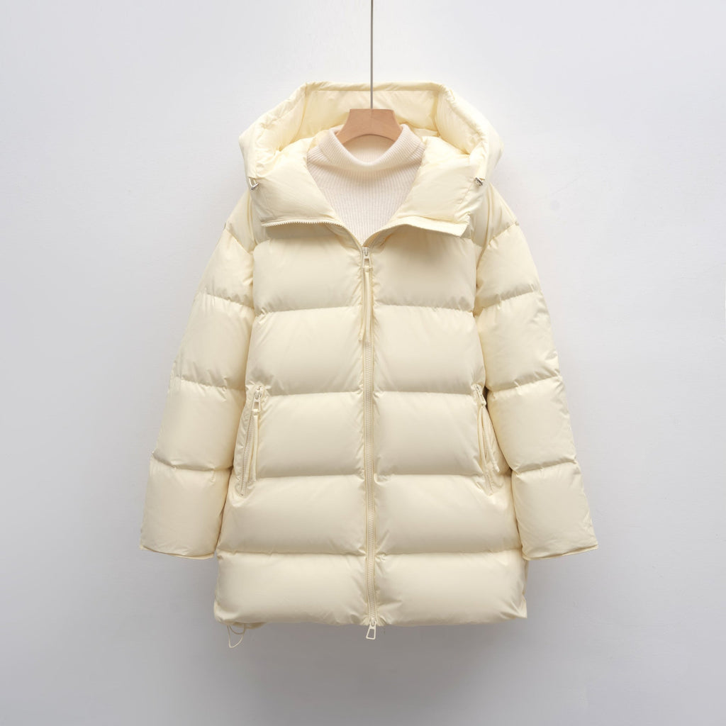 Women's Fashionable Oversized Winter Jacket with Hood