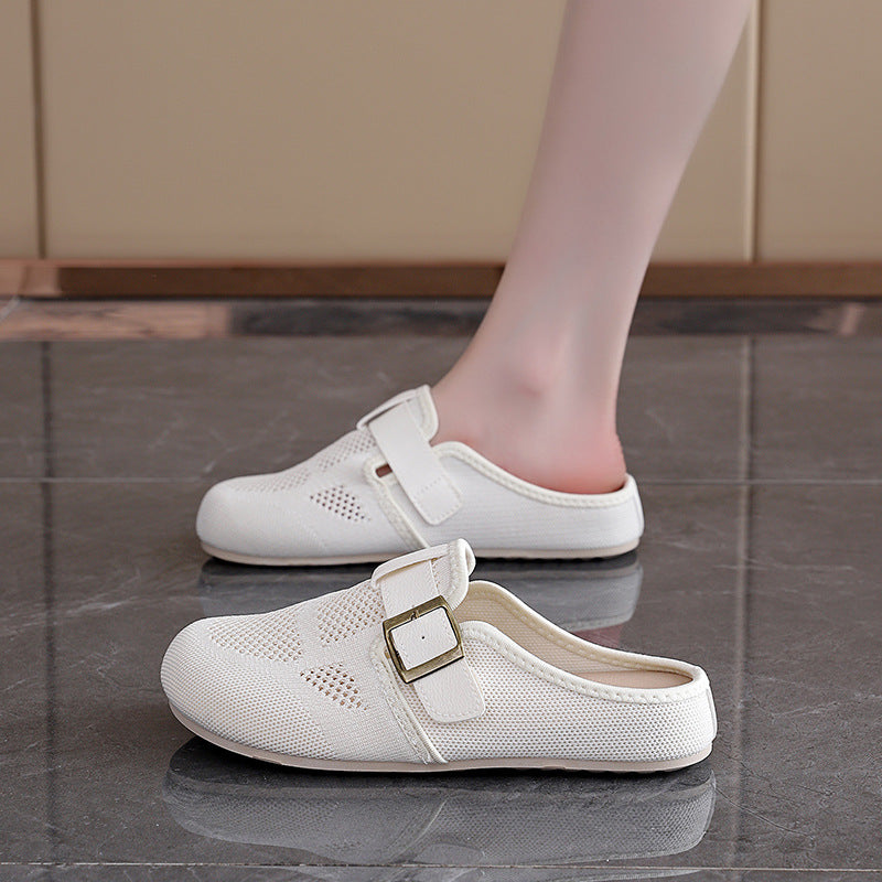 Women's Breathable Slippers with Adjustable Strap