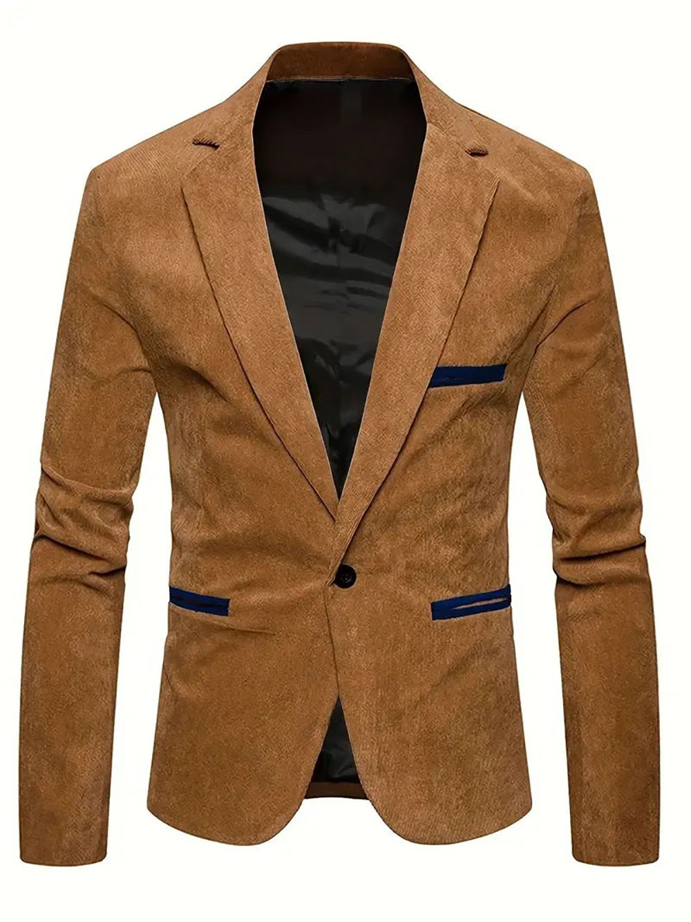 Women's Elegant Slim-Fit Blazer with Textured Fabric