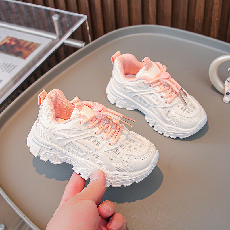 Breathable Sports Sneakers with Quick-Lace System