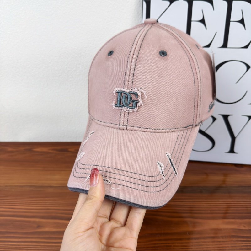 Men's Distressed Cotton Baseball Cap