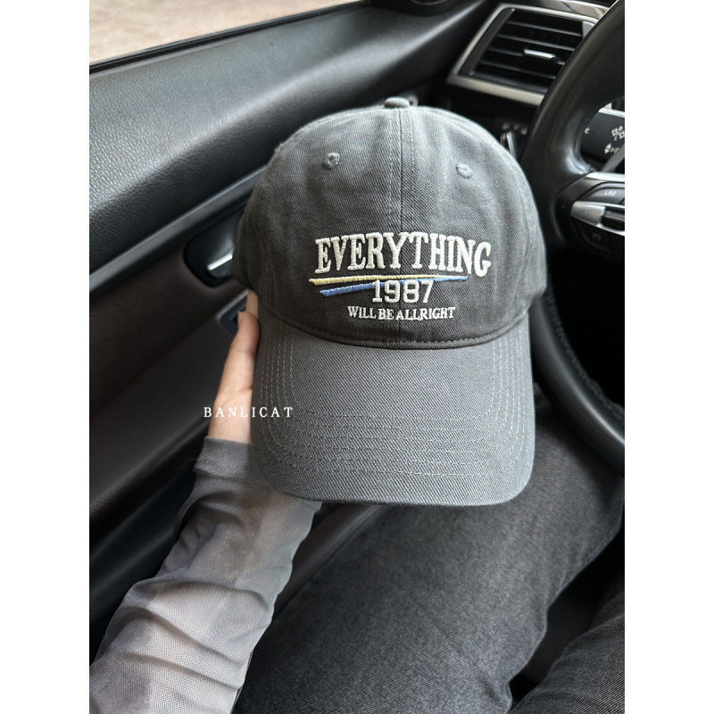 Men's Casual Embroidered Statement Baseball Cap