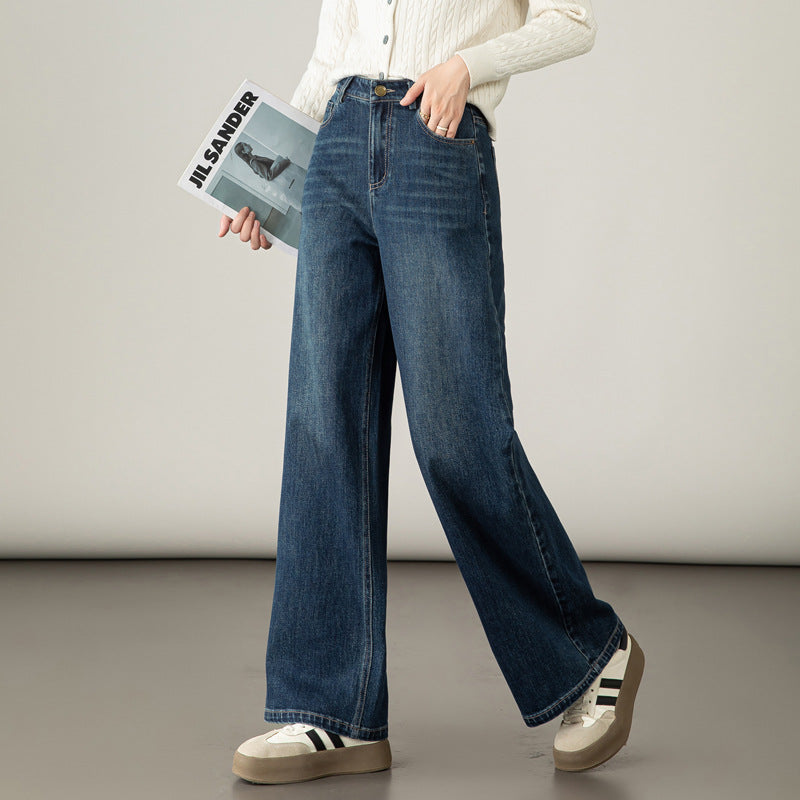 Women's High-Waisted Wide-Leg Trousers