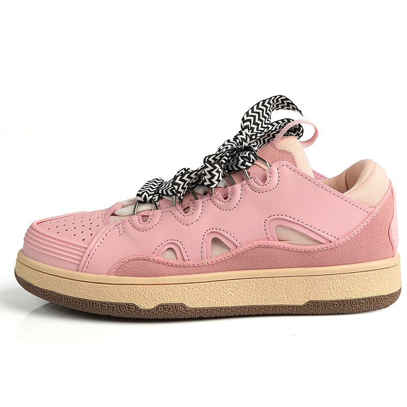 Women's Breathable Casual Sneakers with Elastic Lacing System