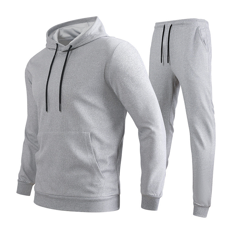 Men's performance hoodie and joggers set made of breathable functional fabric