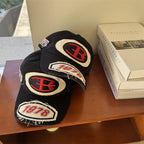 Men's Distressed Vintage Graphic Baseball Cap