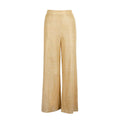 Women's Elegant Wide-Leg Trousers in Sparkling Metallic Look