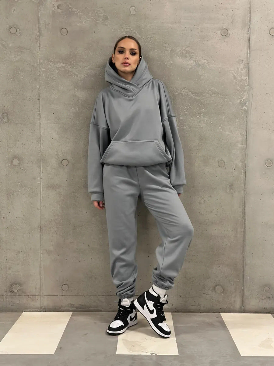 Women's Cozy Oversized Hoodie and Jogger Set