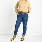 Women's Cargo Jeans with Pockets