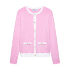 Women's Elegant Cardigan with Decorative Buttons and Pockets