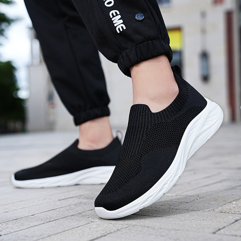 Women's Breathable Sock Shoes with Flexible Upper and Non-Slip Sole