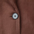 Women's Elegant Suede Blazer Jacket